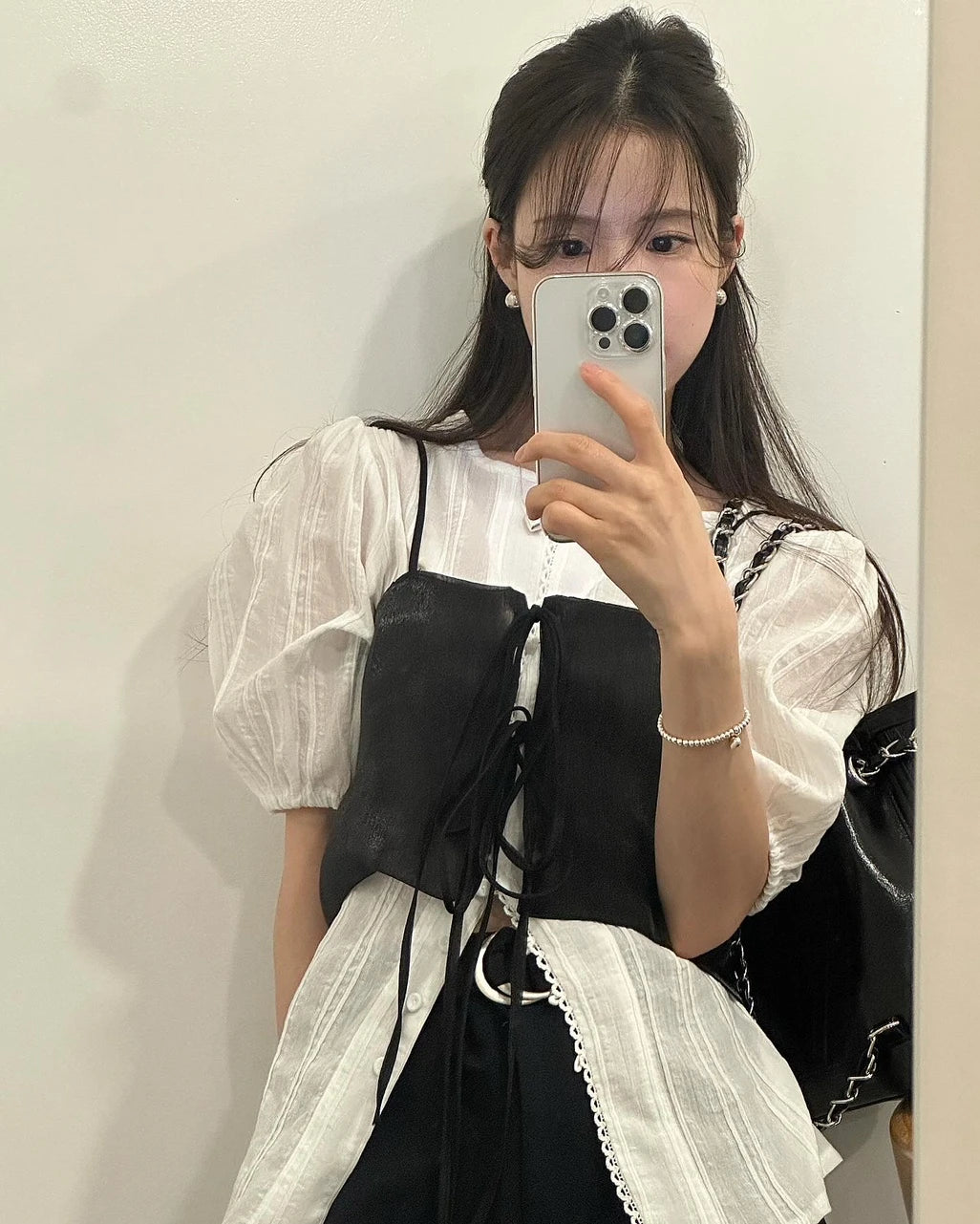 Chic Summer Loose ort Svel Vest Women's Faion Design Collar Tied Casual Versatile Layering Top Chinese Brand