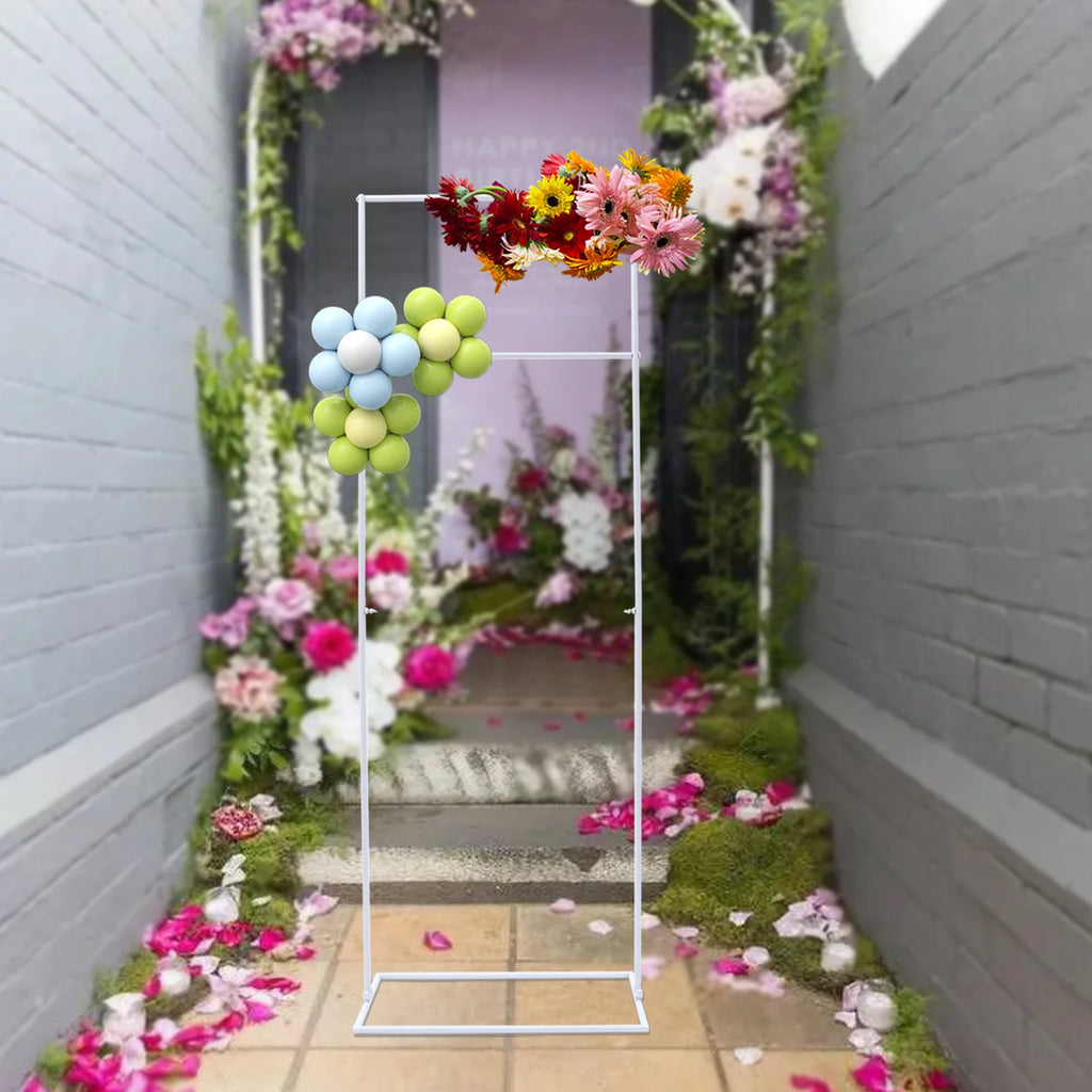 1.55m Freestanding Wedding Flower Stand Wedding Centerpieces Decor Flower Stand Party Balloon Decorative Bracket