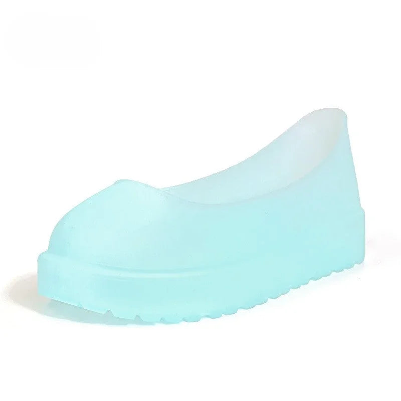 Snow boots shoes cover rain boots men's waterproof non-slip thickening wear-resistant outer wear rain woman shoes cover 35-44