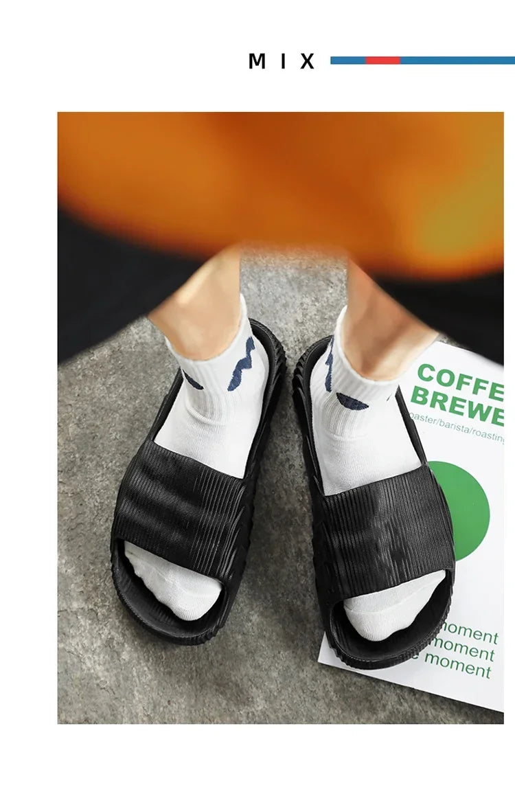 Flip Flop Slipppers Men Shoes Male Slipper Slippers for Men Men's slippers Sliper Sliders Mens Espadrilles Man Slipers Genuine