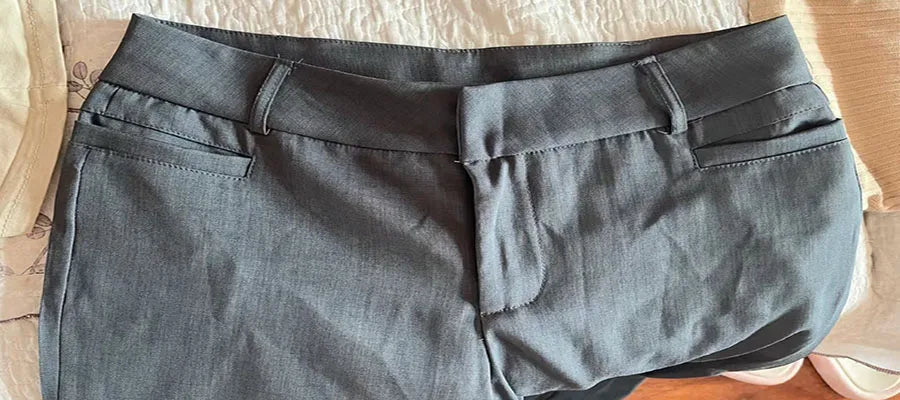 Gray Low Waisted Wide Leg Flare Pants Office Elegant Women's Casual Slim Pantalones Korean Fashion Formal 2025 New Trousers