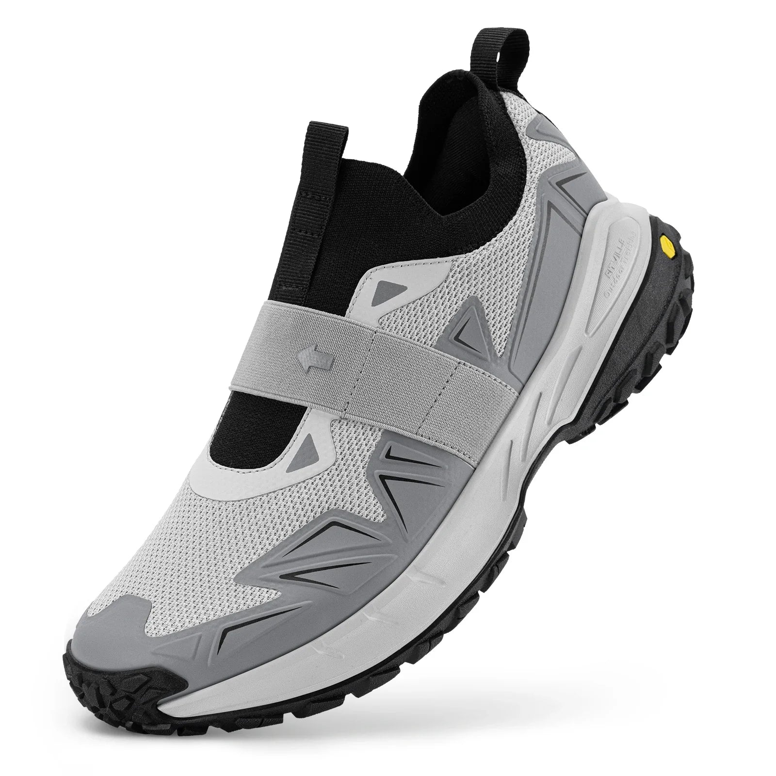 FitVille Men'S Widened Hiking Walking Shoes Slip-On Comfortable Orthopedic With Arch Support Non-Slip Sports Shoes For Travel