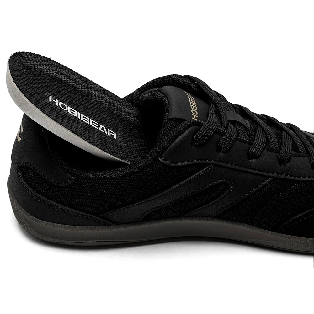 HOBIBEAR Unisex Barefoot Sneakers Women Men Wide Toe Minimalist Zero Drop Shoes Non Slip Lace Up Casual Sneaker