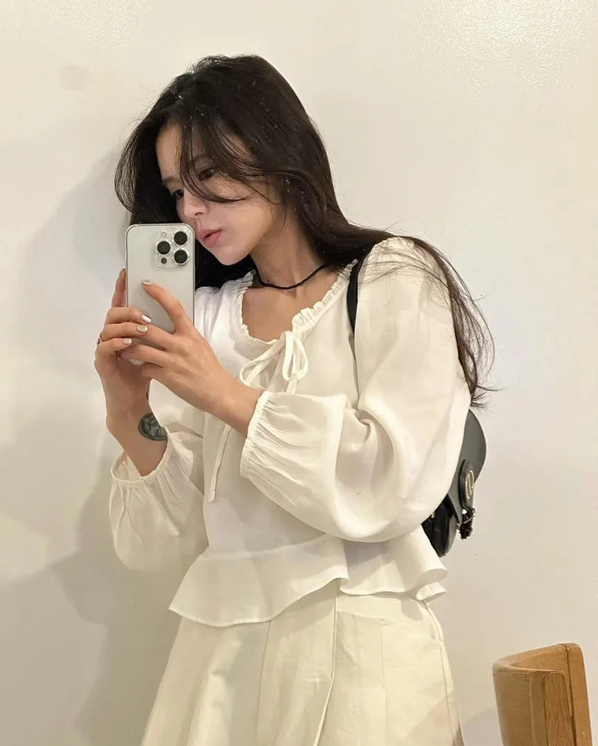 Chic Summer Loose ort Svel Vest Women's Faion Design Collar Tied Casual Versatile Layering Top Chinese Brand