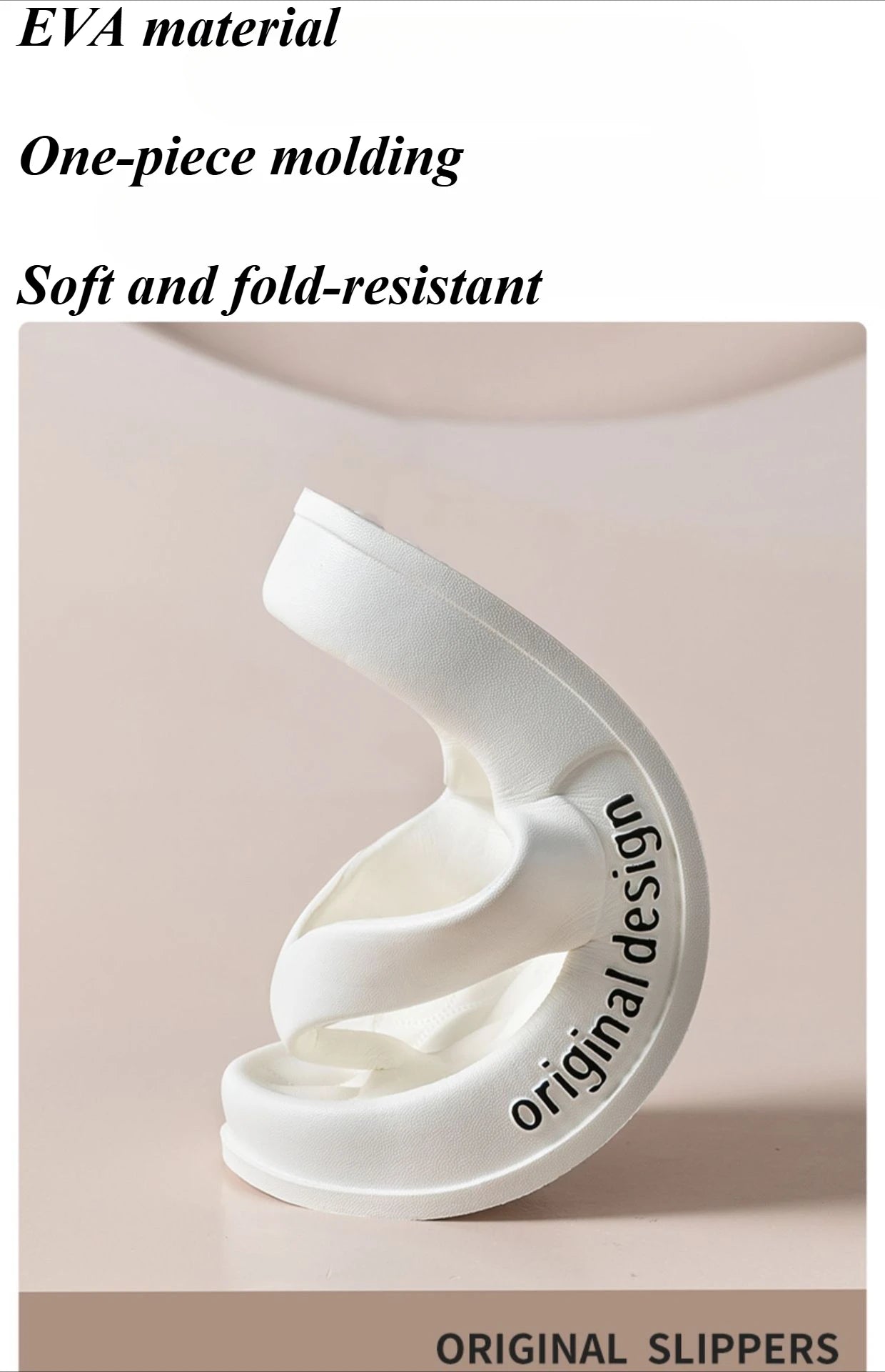 Supersoft Thick Sole EVA Unisex Flip Flops Home Non-slip Light Slides Outdoor Versatile Beach Flat Sandals for Couples Sandalias