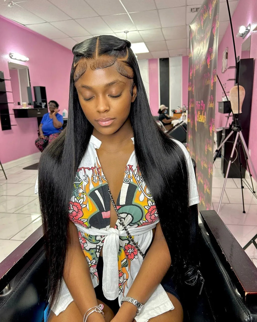 13x6 HD Straight Lace Frontal Wigs For Women Brazilian Transparent Lace Front Human Hair Wig 13x4 200 High Density 30 34 36 Inch