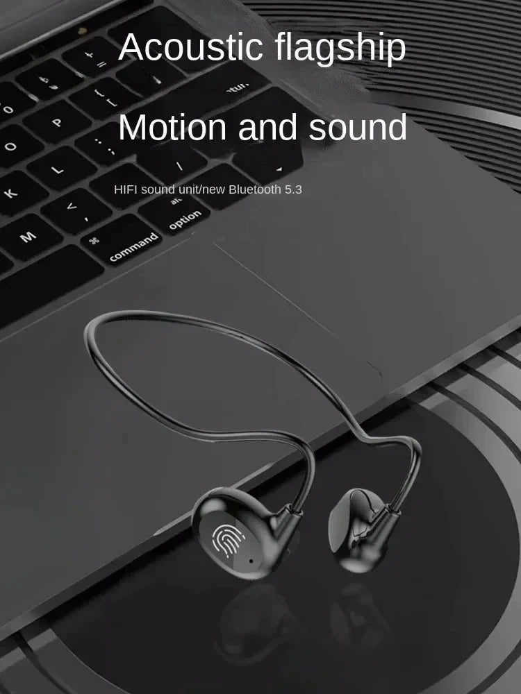 new AIR 1 Bone Conduction Wireless Bluetooth 5.3 Headphones Waterproof Headset Stereo Sports Earphones Earbuds With Mic