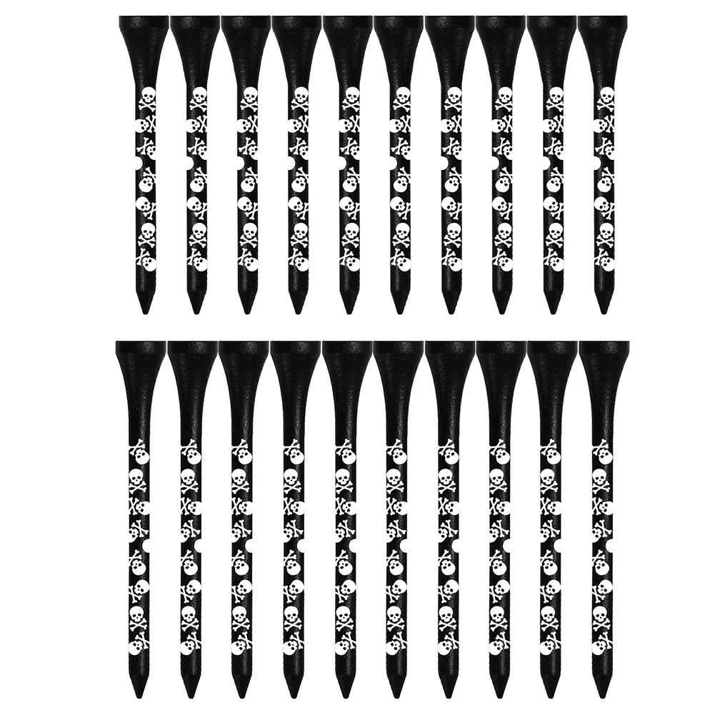 10pcs Golf Ball Tee Base Natural Wooden Golf Balls Tee Holder Stable Base Lightweight High Strength Outdoor Sports Accessories