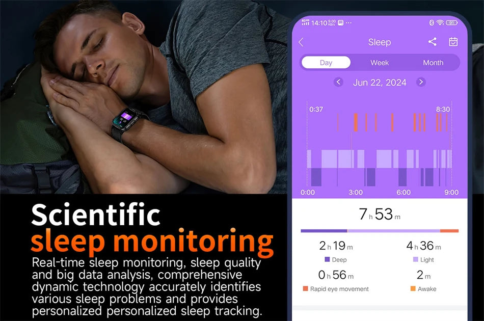 2024 New For Xiaomi Military Smart Watch Men Outdoor Sports Flashlight Fitness Watches Health Monitor 1.96" BT Call Smartwatch