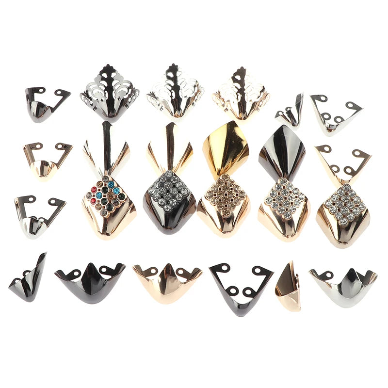 1Pair shoes toe protection metal material for decorations reapair accessories
