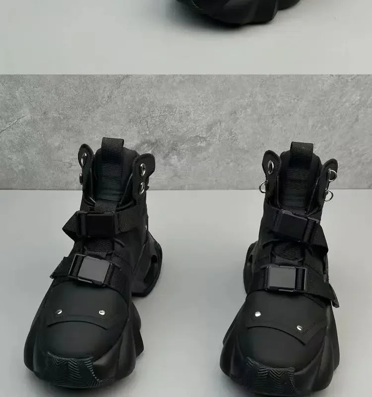 High Quality Men Walking Shoes Women's Platform Shoes Designer Thick Sole Breathable Casual Men Sneakers High-top Dad Shoes