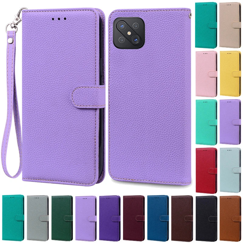 For OPPO Reno4 Z 5G Case Reno4Z Wallet Leather Flip Phone Case For OPPO Reno 4 Z 5G Cases Candy fundas Reno 4Z 5G Coque Shell