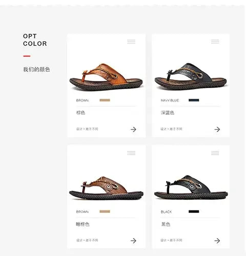 Men's Summer Flip Flops 2025- Comfortable Sandals with Arch Support and Non Slip Sole Suitable for Outdoor Beach Swimming Pools