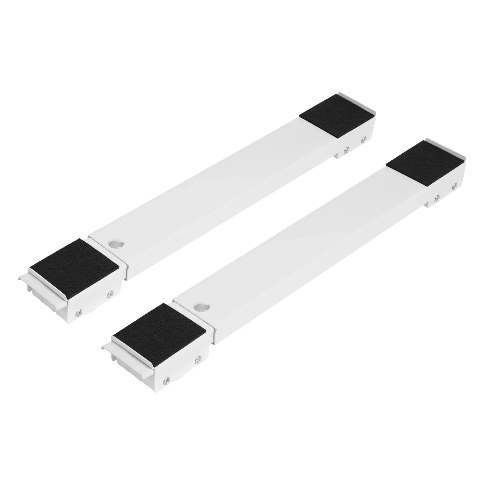 2 PCS Base Stand Adjustable Length Holder Appliance Rollers For Washing Machine 440.92lbs Load-bearing