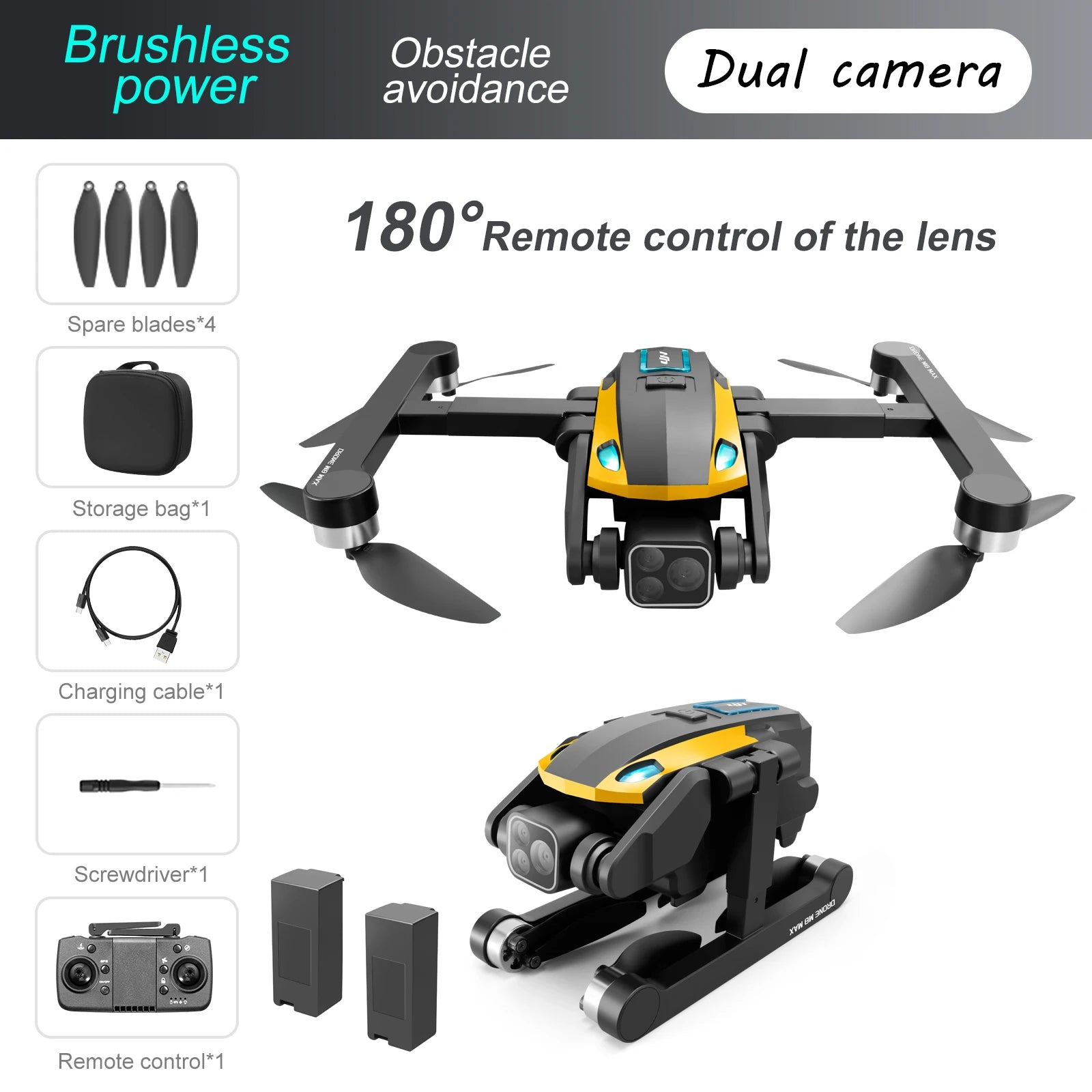 M8 drone, 8K camera intelligent obstacle avoidance, optical flow positioning precise hovering shooting,