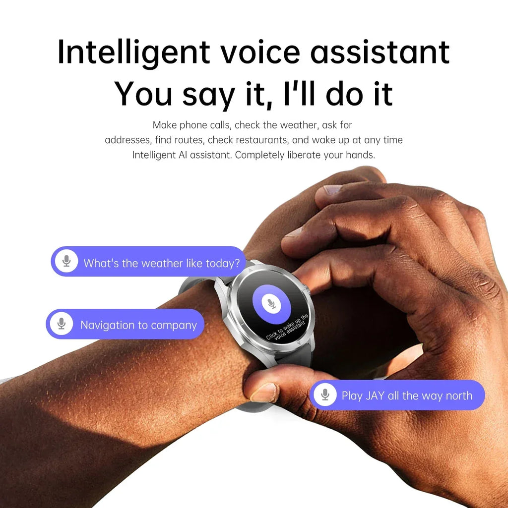 Xiaomi S4 Ultra Outdoor Sports Smart Watch Men AMOLED Screen NFC GPS Compass Heart rate Waterproof Bluetooth Call SmartWatch