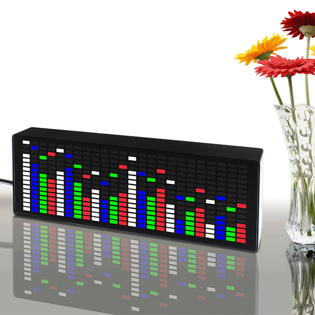 DIY LED Music Spectrum Sound Wave Electronic Kit 1624 Segment Rhythm Light Parts Level Display Indication Welding