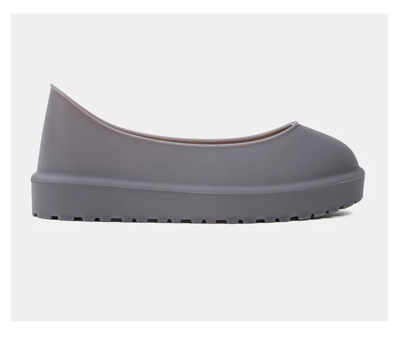 Snow boots shoes cover rain boots men's waterproof non-slip thickening wear-resistant outer wear rain woman shoes cover 35-44