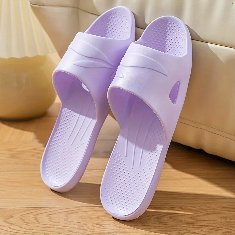 New foldable EVA comfortable slippers lightweight hotel travel slippers bathroom non-slip slippers home indoor flat shoes couple