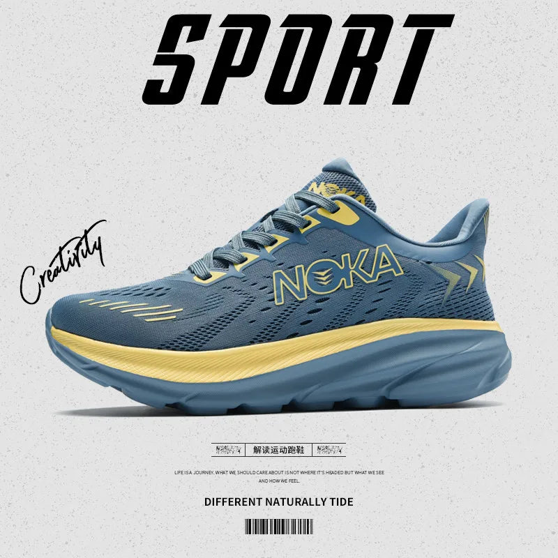 New Casual Sneakers Marathon Air Cushion Men Sports Running Shoes Breathable Lightweight Comfortable Athletic Nonskid- Sneakers*