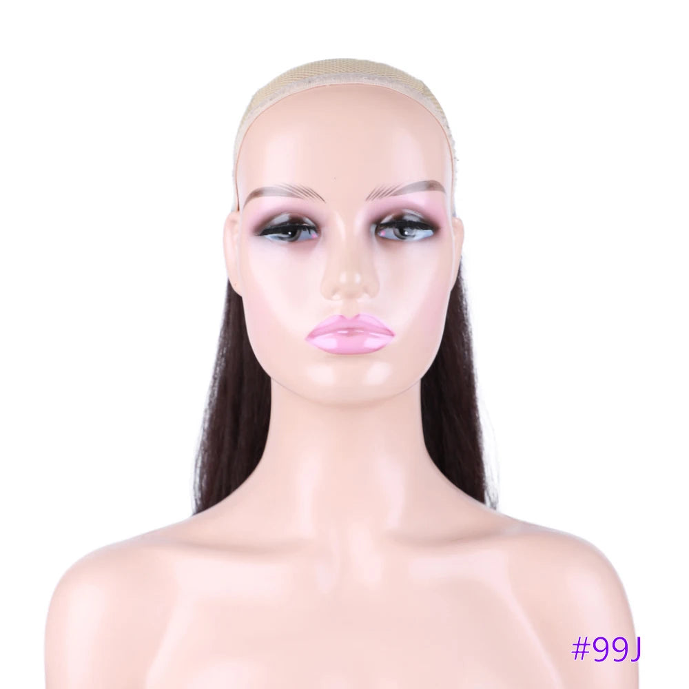 Synthetic Long Curly End Ponytail Extension Synthetic Draw-string Ponytail Clip-In Hair Extension For Women Natural Looking