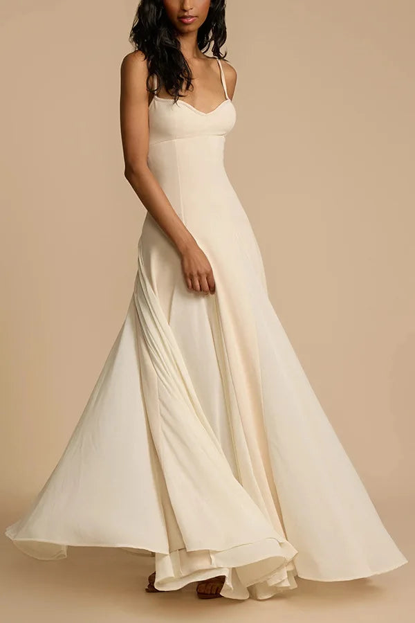 Women's White Party Dress Fashion Lace V-neck Spaghetti Strap Backless Maxi Dresses For Women Robe Sexy Boho Female Vestidos