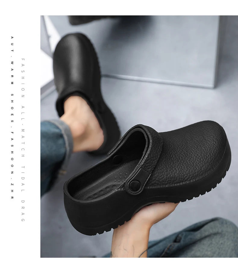 Unisex EVA Clog Women Sandals- Slip-Resistant, Lightweight Work Shoes for Chefs, Nurses, Kitchen Use