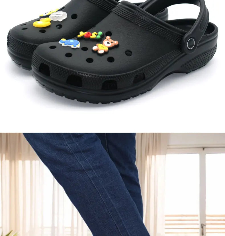 Eva Sandals Beach Shoes Outdoor Clogs Men and Women Same Style Garden Shoes