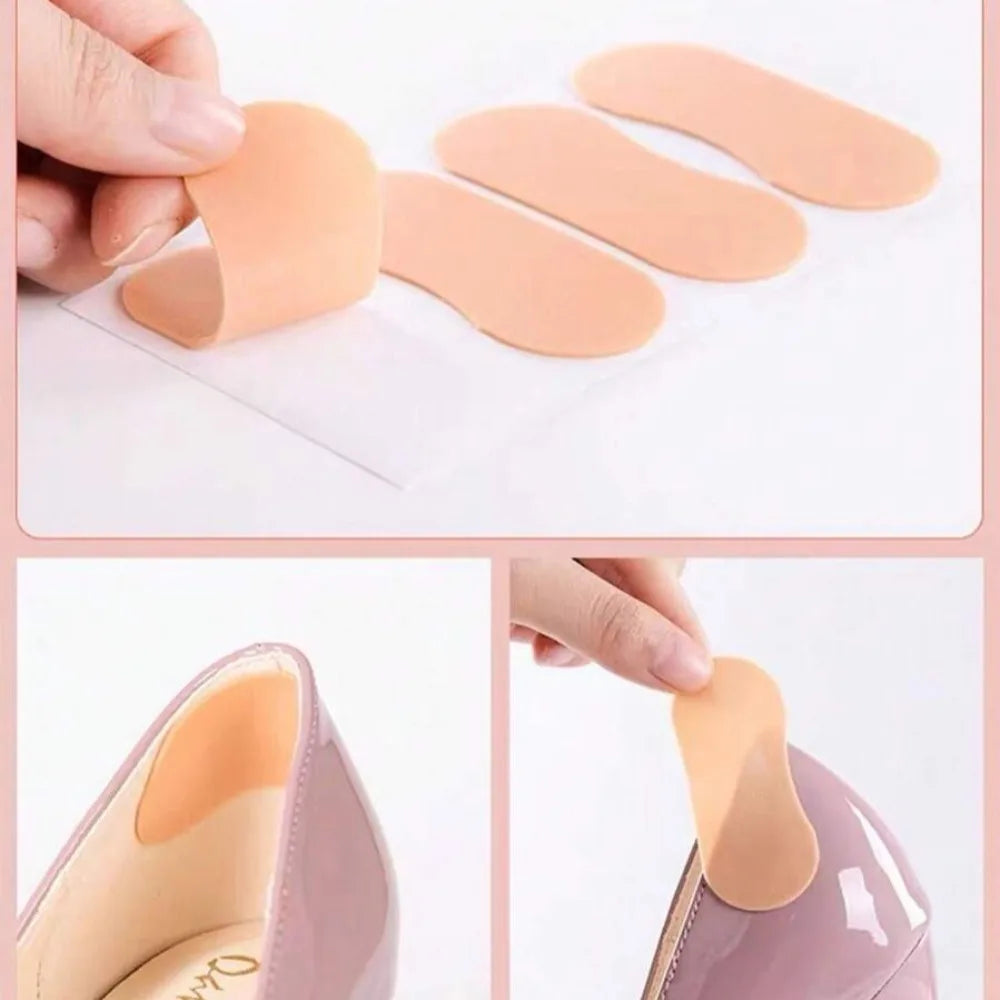 70pcs Anti-Friction Heel Blister Pads Invisible Shoe Friction Pad for High Heels Dress Shoes Toe & Ankle Reusable Skin-friendly