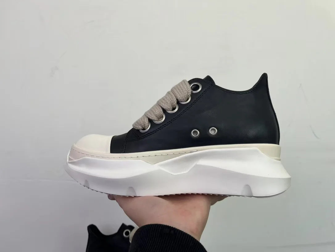 Men Shoes Women Casual Canvas Low Thick Shoelaces Platform Increase Sneakers Board Shoes Vintage Original Luxury Owen 1 sold