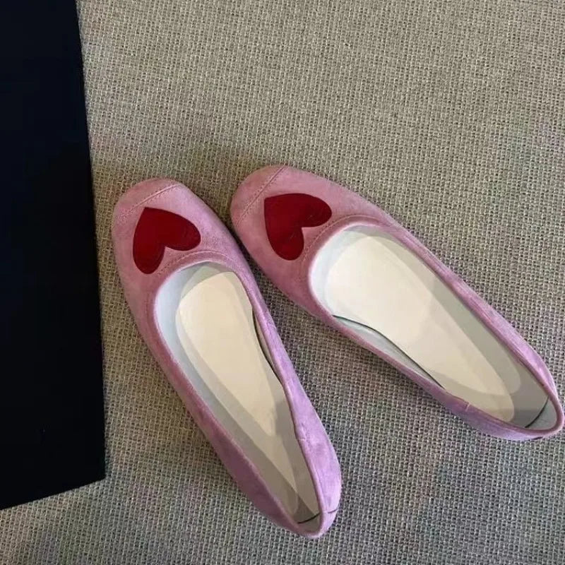 Korean Shoes Female Footwear Elegant Bow-Knot Round Toe Women's Heels 2025 New Comfortable Dress Butterfly Summer Boat On Heels