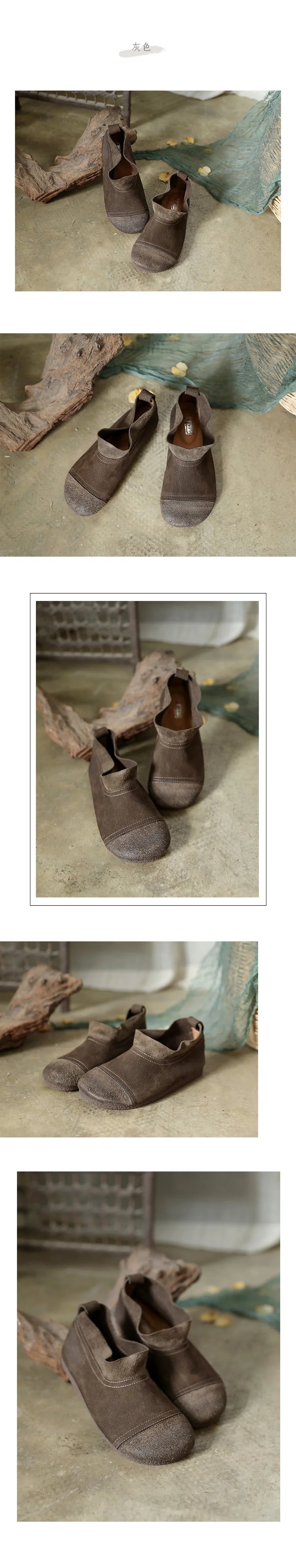 Careaymade-Genuine leather big size women's shoes,pure handmade Winter plush soft thick warm cotton boots women antiskid shoes