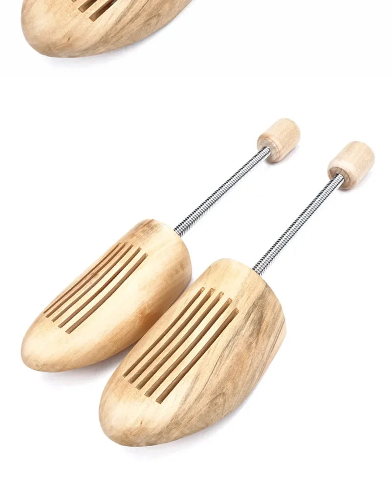 2Pcs/4PCS Trees Anti Deformation Men Woman Spring Shoes Wood Shoes Stretcher Wooden Shoe Tree Shaping Anti Wrinkle Shoe Lasts