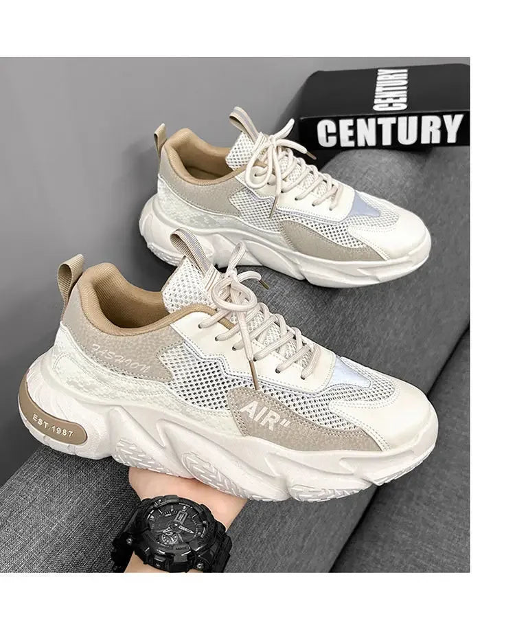 Men Casual Sports Shoes Breathable Lightweight Sneakers Summer Outdoor Tennis Running Walking Shoes Male Vulcanized Shoes Man