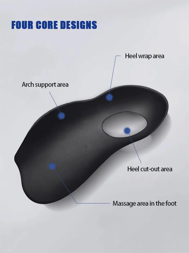 1pair orthopedic insoles Arch collapse flat foot orthopedic insoles Insert arch support insoles Foot care insoles Unisex