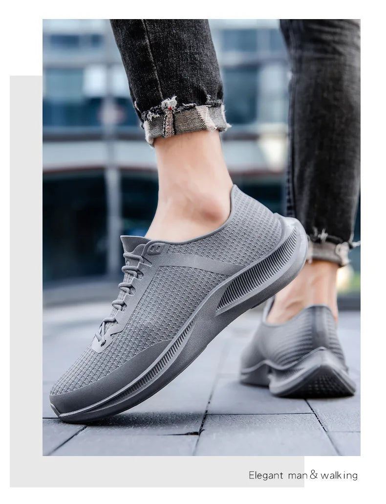 New Men's Outdoor Hiking Rain Boots Fashion Beach Non Slip Rain Shoes Rubber Fishing Work Shoes Durable Waterproof Rubber Shoes