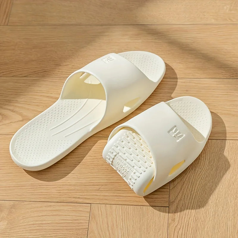 New foldable EVA comfortable slippers lightweight hotel travel slippers bathroom non-slip slippers home indoor flat shoes couple