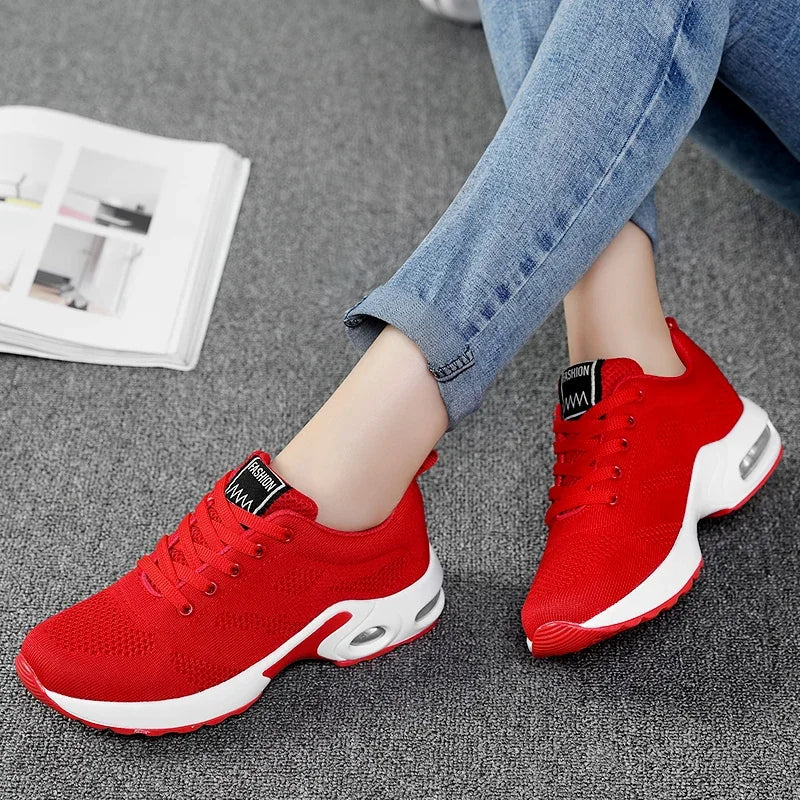 Orthopedic Sneakers Women Breathable Casual Shoes Outdoor Light Weight Casual Shoes Walking Platform Ladies Sneakers 2025
