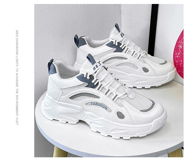 New Casual Sports Dad Shoes for Men Trendy Shoes Men's Sneakers Male Breathable Platform Tenis Masculino Shoes