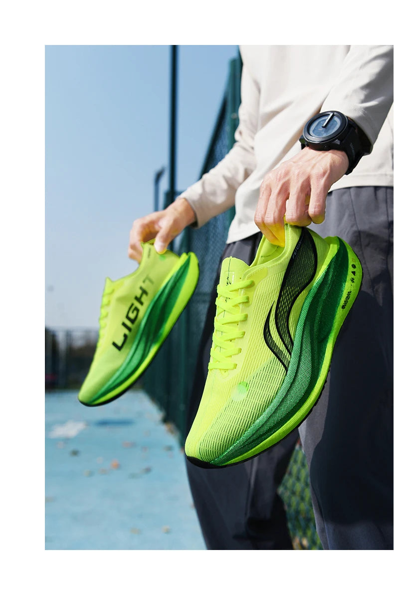 Men's Shoes Fashion Running Shoes Casual Breathable Mesh Surface Carbon Plate Rubber Outsole Red Rabbit Limited Sports Shoes