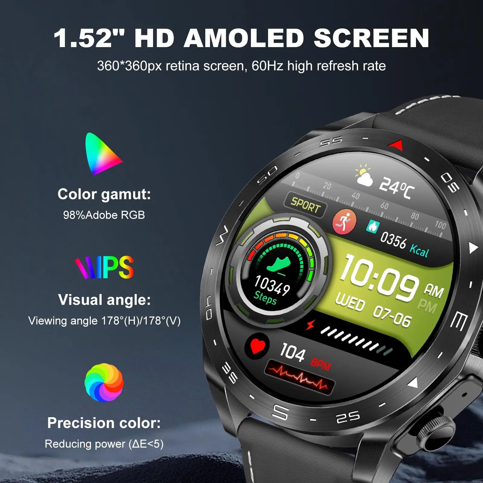 2024 New Smart Watch TWS 2-in-1 Bluetooth Earphones AI Voice SIRI Wake Up Motion Trajectory Tracker Men's and Women's Smartwatch