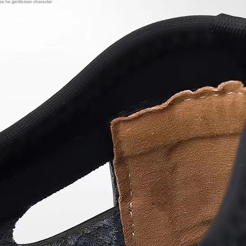 Men's Casual Sandals Fashion Hollow Out Breathable Shoes Summer Flat Business Soft Bottom  Sandalias Outdoor Beach Shoes