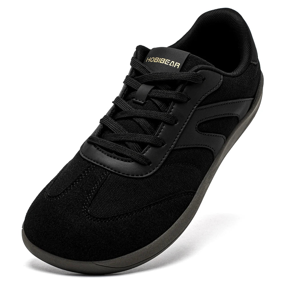 HOBIBEAR Unisex Barefoot Sneakers Women Men Wide Toe Minimalist Zero Drop Shoes Non Slip Lace Up Casual Sneaker