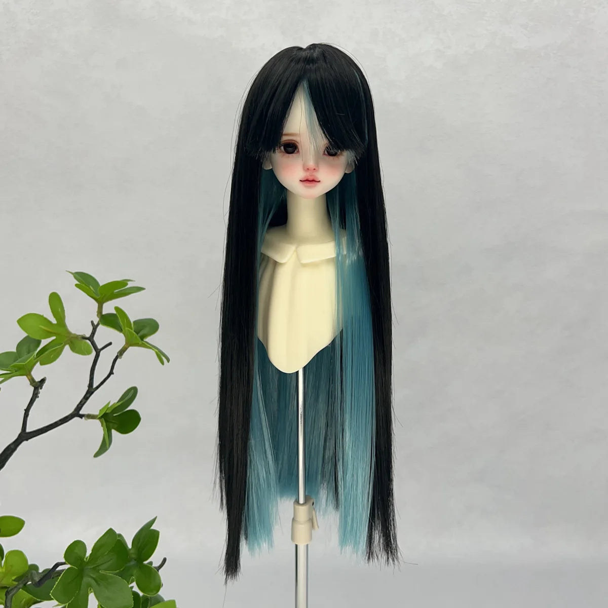 1/3 1/6 BJD/SD Doll Wig With Bangs Long Straight Wig Synthetic Wig For Girls Diy Bjd Wig Accessories