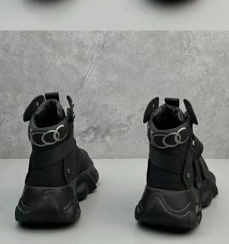 High Quality Men Walking Shoes Women's Platform Shoes Designer Thick Sole Breathable Casual Men Sneakers High-top Dad Shoes