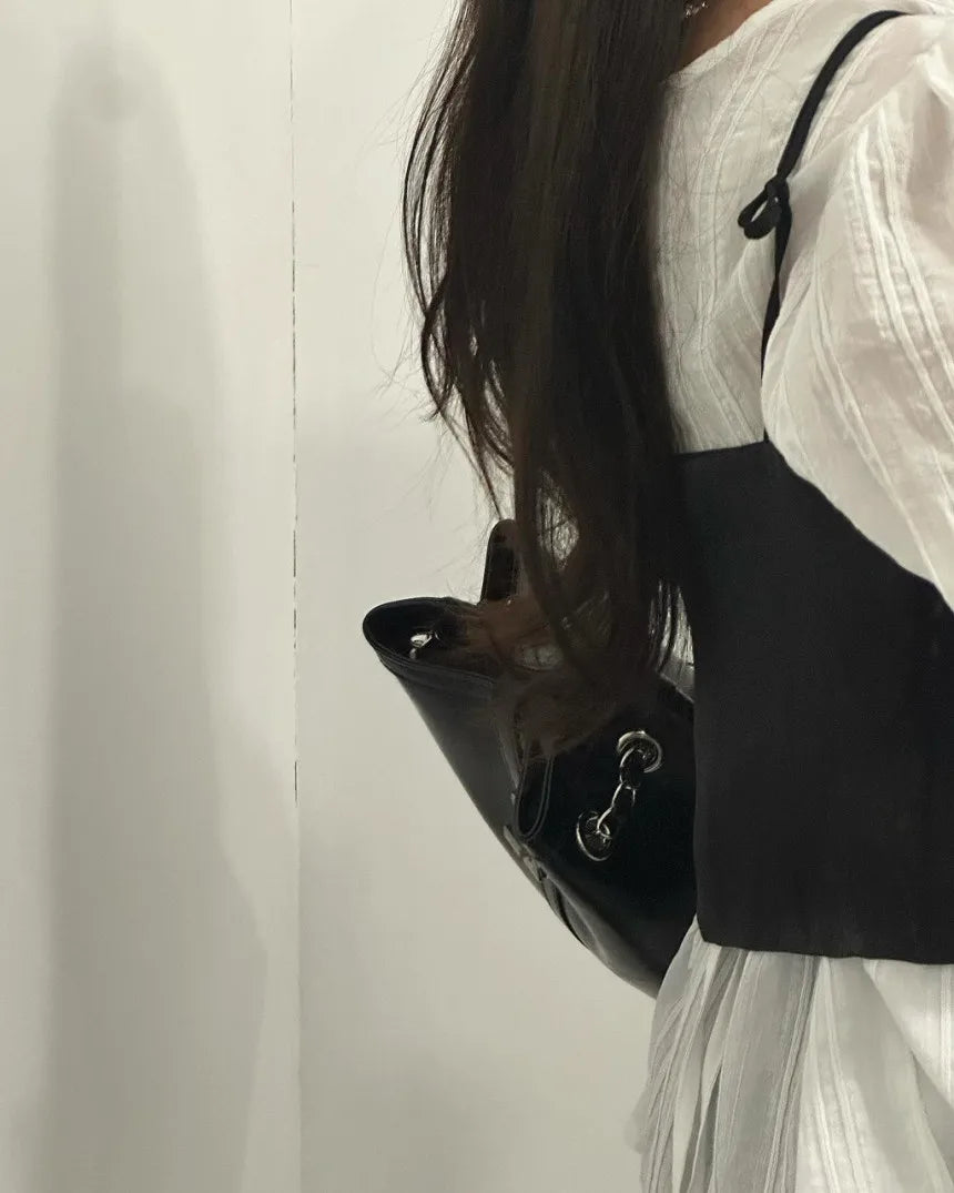 Chic Summer Loose ort Svel Vest Women's Faion Design Collar Tied Casual Versatile Layering Top Chinese Brand