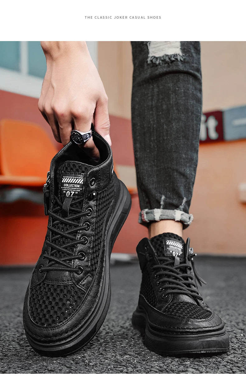 CYYTL Mesh Summer Shoes For Men Breathable Sneakers Casual Outdoor Running Tennis Platform Sports Hiking Designer Luxury Loafers