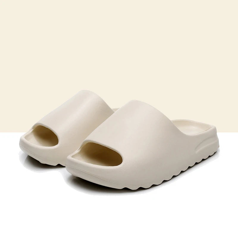 Pallene 2025 New Men's Slippers Thick-sole Comfortable Men Sandals Non-slip Soft Sole Bathroom Slides Concise Light Men Slides