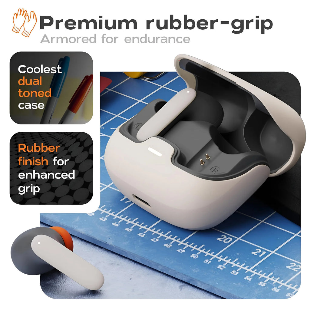 Dual Microphone ENC Noise Reduction Bluetooth Eaphones IPX5 Waterproof Fast Charging Low Latency Play Game Listen Music Earbuds