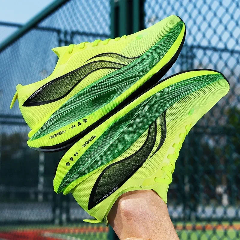 Men's Shoes Fashion Running Shoes Casual Breathable Mesh Surface Carbon Plate Rubber Outsole Red Rabbit Limited Sports Shoes